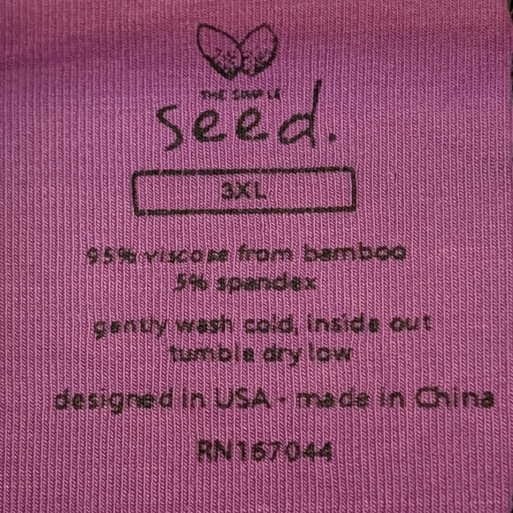 The Simple Seed Live It Up at Your Leisure Adult Pajamas Romper Sz 3XL NWT - Picture 9 of 10